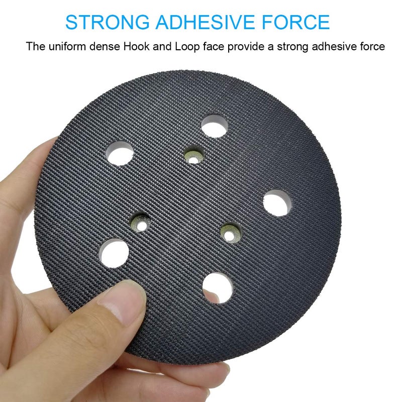 M-jump 5 Inch 5 Hole Replacement Hook and Loop Sanding Pad For Porter Cable 333 and 333VS Random Orbit Sanders Sander Pad- 1 Pack - Image 4